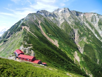 五竜岳 五竜岳山荘