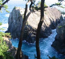 碁石海岸・乱暴谷