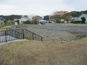 調整池の写真”width=